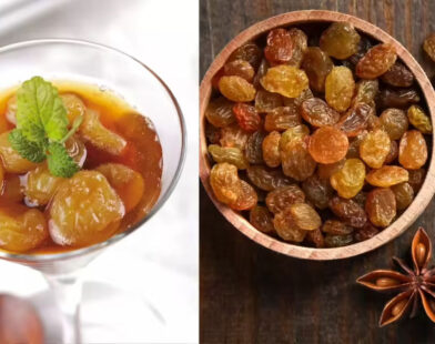 Health benefits of eating soaked Raisins