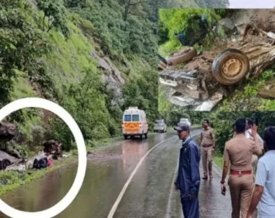 Tamhini Ghat accident Raigad rockfall
