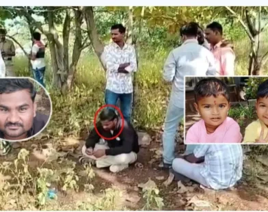 बुलढाणा पित्याने जुळ्या मुलींची हत्या