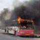 sudden fire broke out in an ST bus in Nagpur
