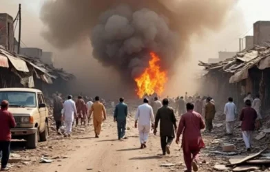 BLF suicide attack near FC headquarters in Balochistan