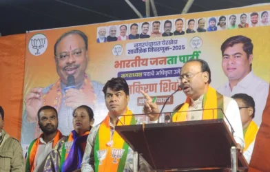 Rajkiran Barve receives strong public support in Yerkheda campaign