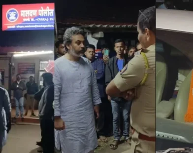 मालवणमध्ये रोकड जप्त प्रकरण आणि निलेश राणेंचा पोलिस ठाण्यात ठिय्या